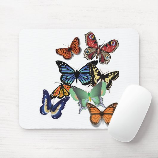 Schmetterlinge Mousepad (Mit Mouse)