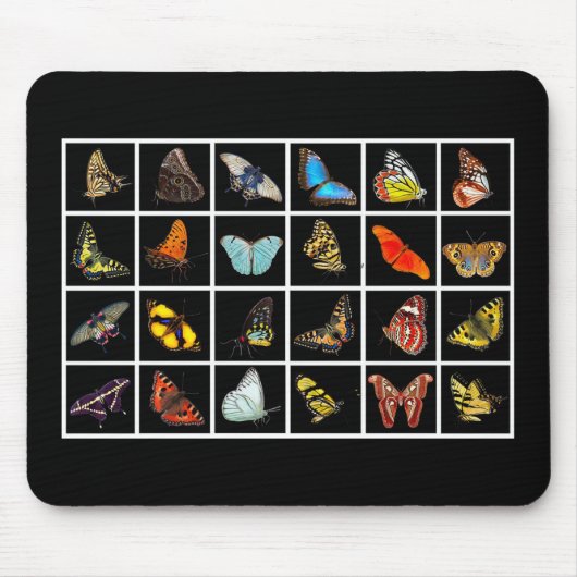 Schmetterlinge Mousepad (Vorne)