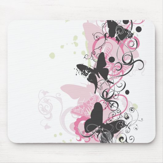 Schmetterlinge Mousepad (Vorne)