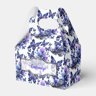 Schmetterlinge Muster Giebel Cosmic Sparkle Geschenkschachtel