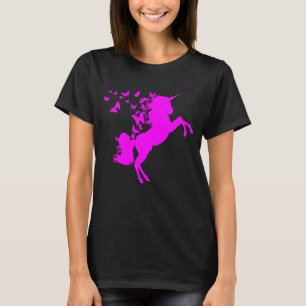 Schmetterlinge n Einhorn Magische Fairies T-Shirt