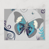 Schmetterlinge nachts postkarte (Vorderseite)