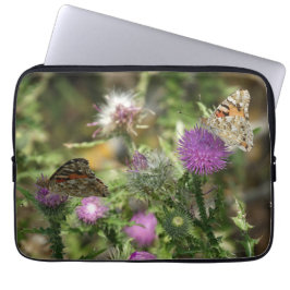 Schmetterlinge Nature Foto Neopren Laptop Schlauch Laptopschutzhülle