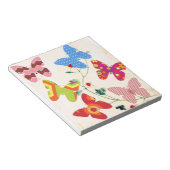 Schmetterlinge Notizblock (angewinkelt)