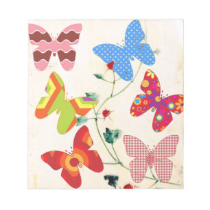 Schmetterlinge Notizblock