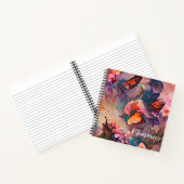 Schmetterlinge Notizblock (Innenseite)