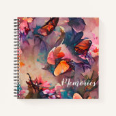Schmetterlinge Notizblock (Vorderseite)