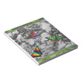 Schmetterlinge Notizblock (angewinkelt)