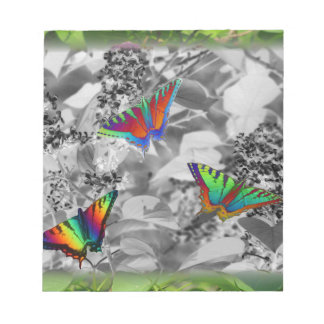 Schmetterlinge Notizblock