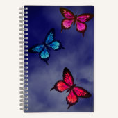 Schmetterlinge Notizblock (Vorderseite)