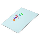 Schmetterlinge Notizblock (angewinkelt)