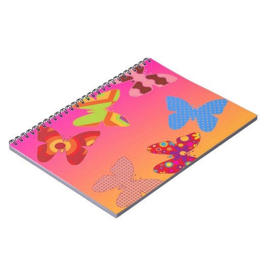 Schmetterlinge Notizblock (Linke Seite)
