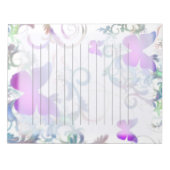 Schmetterlinge Notizblock (Vorderseite)