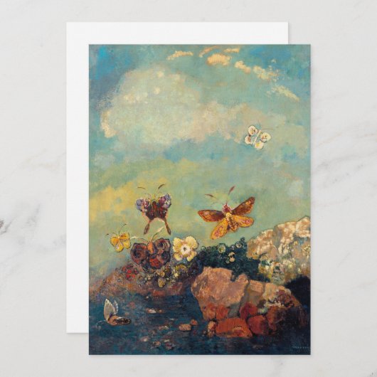 Schmetterlinge | Odilon Redon (Vorne/Hinten)