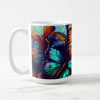 Schmetterlinge Ölgemäldedesign12 Kaffeemaschine Ta Kaffeetasse