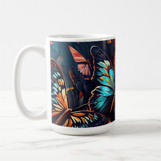 Schmetterlinge Ölgemäldedesign13 Kaffeemaschine Ta Kaffeetasse