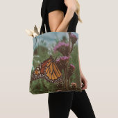 Schmetterlinge orange tasche (Von Nahem)