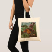 Schmetterlinge orange  tragetasche (Vorderseite (Produkt))