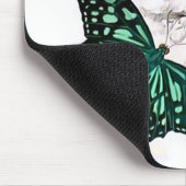 Schmetterlinge - orange und grün mousepad (Ecke)