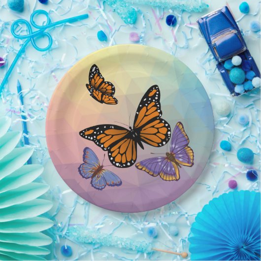 SCHMETTERLINGE PAPPTELLER (Party)