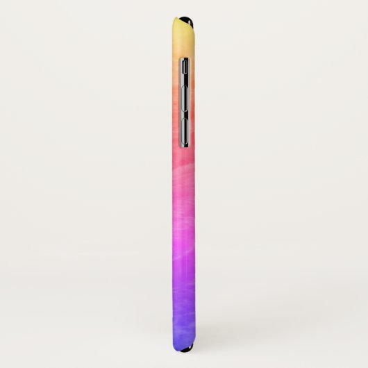 Schmetterlinge Pastel Rainbow *Personalize* Case-Mate iPhone Hülle (Hinten/Links)