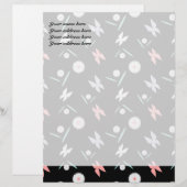 Schmetterlinge Personalisierte Letterhead Briefbogen (Vorne/Hinten)