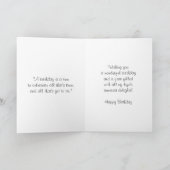 Schmetterlinge Personalisierter Cousin Geburtstag Karte (Innenseite)