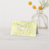 Schmetterlinge Platzkarte (Vorderseite)