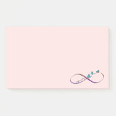 Schmetterlinge Post-it Klebezettel (Vorderseite)