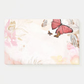 Schmetterlinge Post it Notes Post-it Klebezettel (Vorderseite)