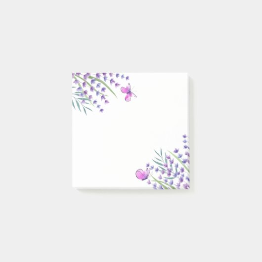 Schmetterlinge Post it Notes Post-it Klebezettel (Vorderseite)