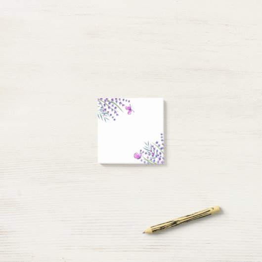 Schmetterlinge Post it Notes Post-it Klebezettel (Auf Schreibtisch)