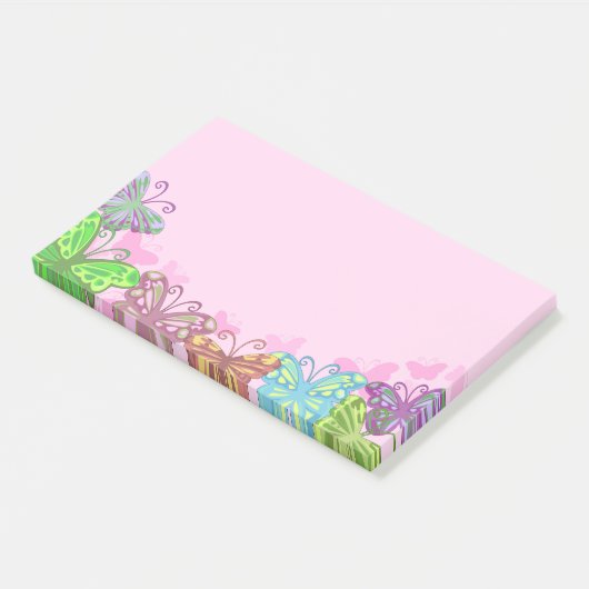 Schmetterlinge Post it Notes Post-it Klebezettel (angewinkelt)