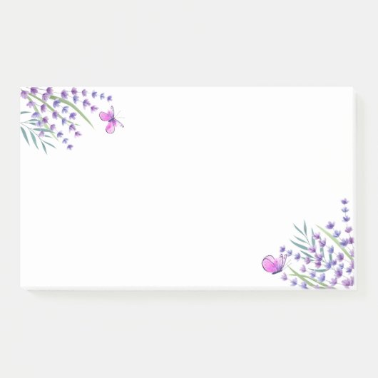 Schmetterlinge Post it Notes Post-it Klebezettel (Vorderseite)