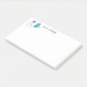 Schmetterlinge Post it Notes Post-it Klebezettel (angewinkelt)