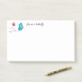 Schmetterlinge Post it Notes Post-it Klebezettel (Auf Schreibtisch)