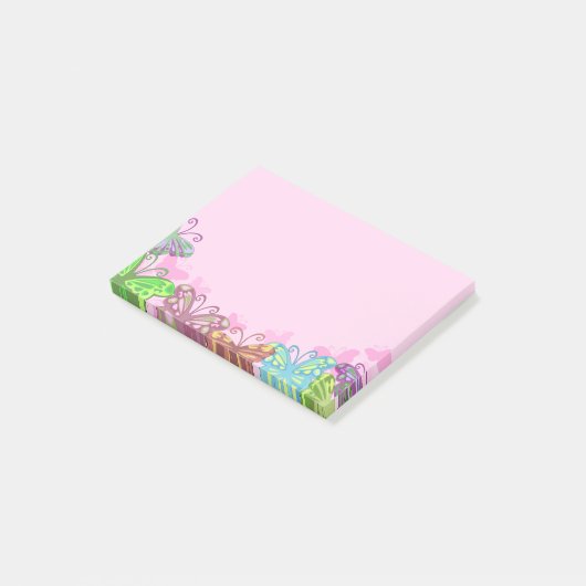 Schmetterlinge Post it Notes Post-it Klebezettel (angewinkelt)
