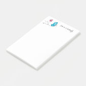 Schmetterlinge Post it Notes Post-it Klebezettel (angewinkelt)