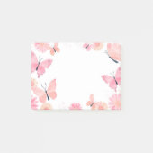 Schmetterlinge Post it Notes Post-it Klebezettel (Vorderseite)