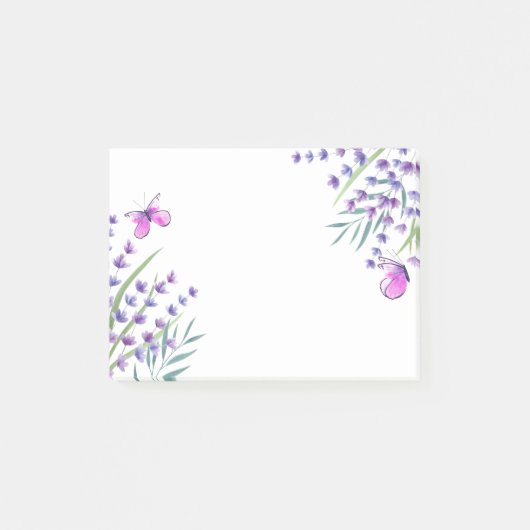 Schmetterlinge Post it Notes Post-it Klebezettel (Vorderseite)