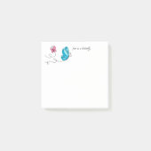 Schmetterlinge Post it Notes Post-it Klebezettel (Vorderseite)