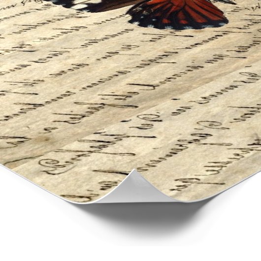 Schmetterlinge Poster (Ecke)