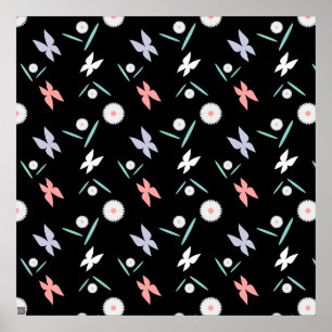 Schmetterlinge Poster