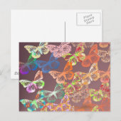 Schmetterlinge Postkarte (Vorne/Hinten)