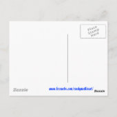 Schmetterlinge Postkarte (Rückseite)