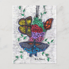 Schmetterlinge Postkarte