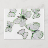 Schmetterlinge Postkarte (Vorderseite)