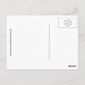 Schmetterlinge Postkarte (Rückseite)