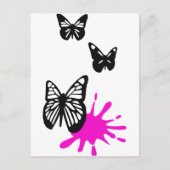 Schmetterlinge Postkarte (Vorderseite)