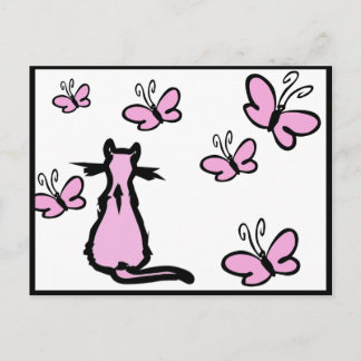 Schmetterlinge Postkarte